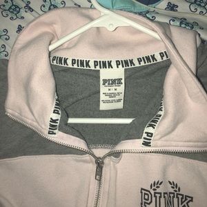 Pink and gray VS sweatshirt